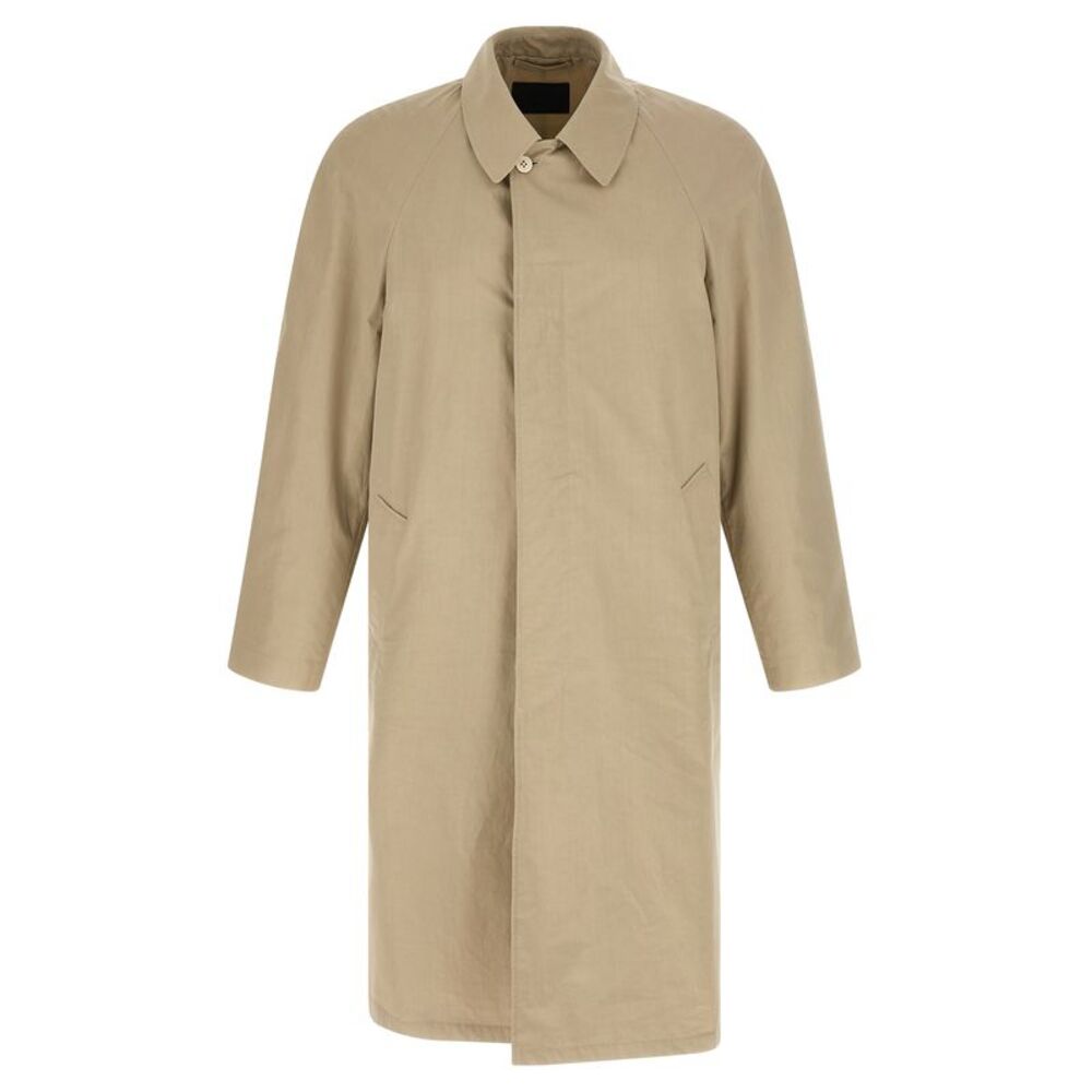 Prada Men Cotton Trench Coat